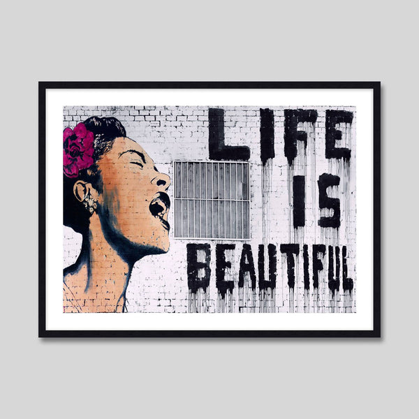 mr brainwash life is beautiful print