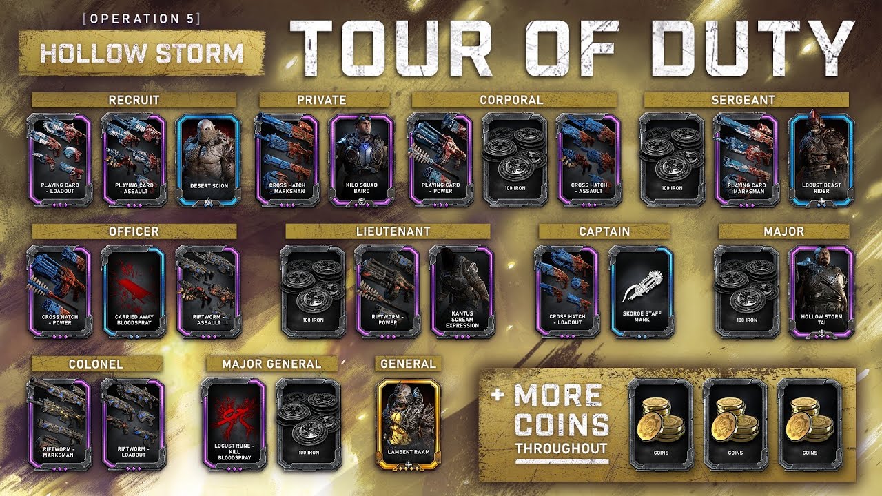 my rewards gears of war