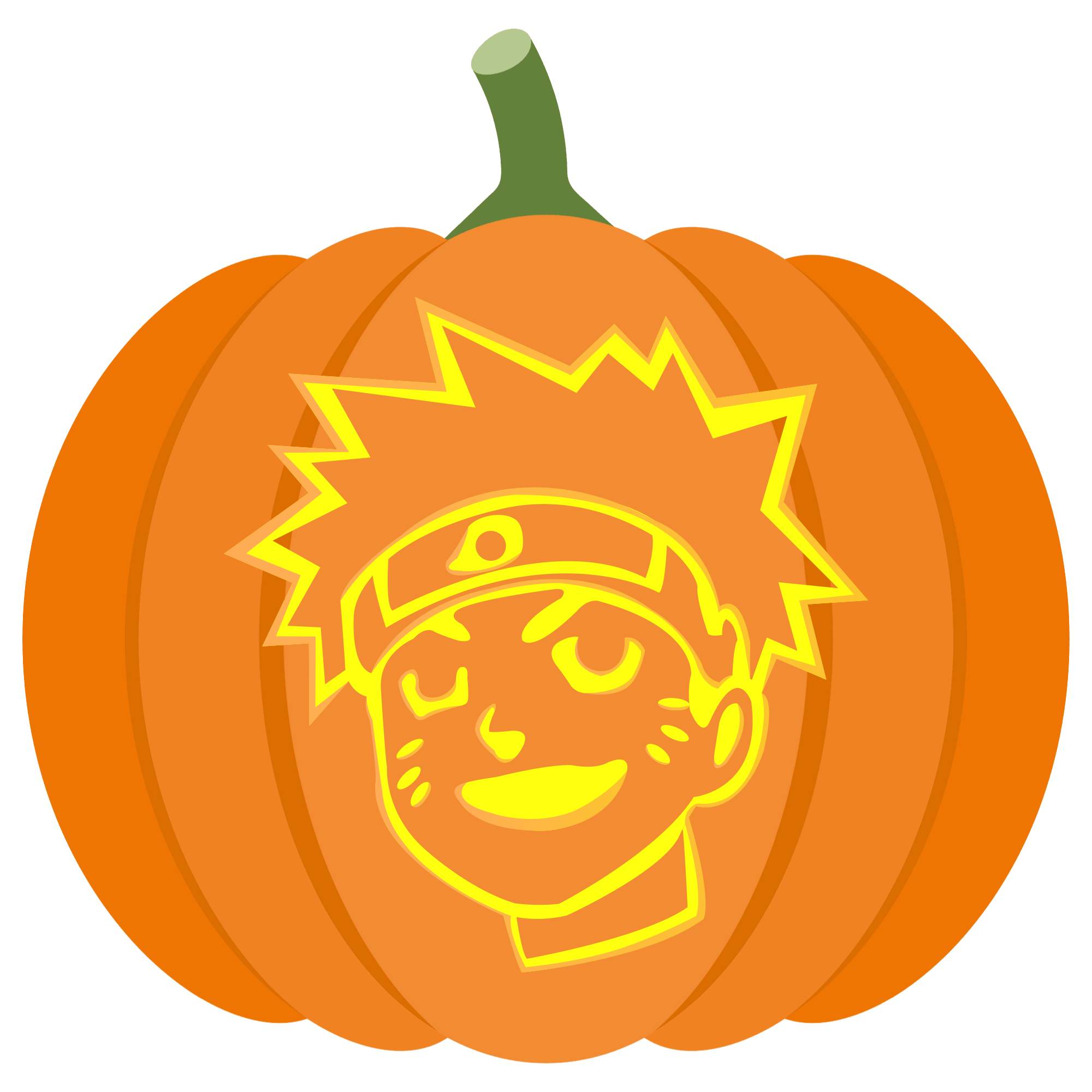 naruto pumpkin carving patterns