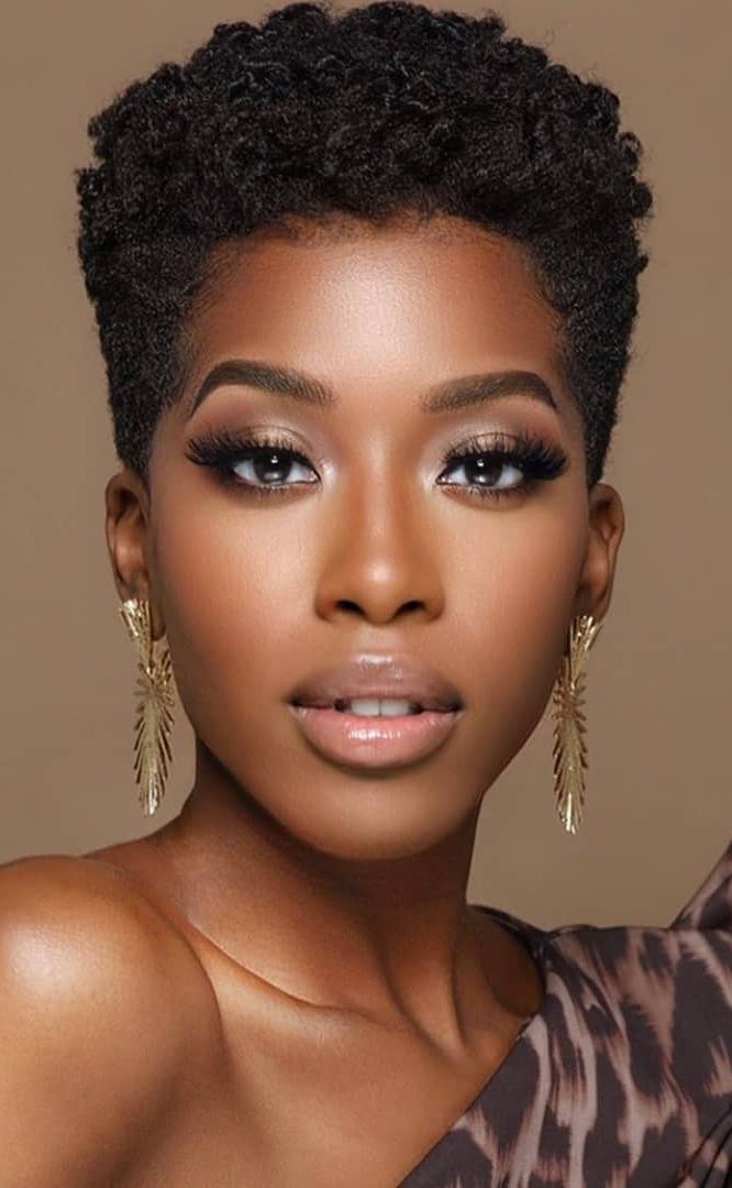 natural hair short cut styles