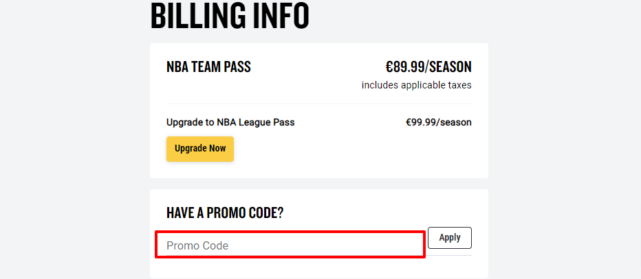 nba league pass discount code