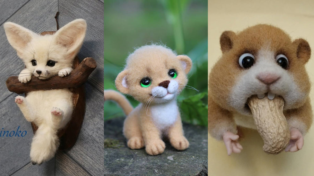 needle felt animals