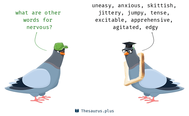 nervous thesaurus