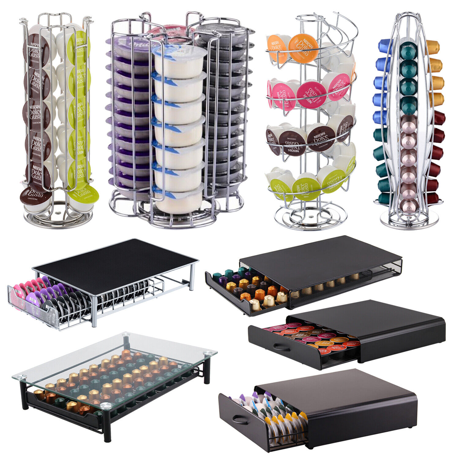 nespresso capsule rack