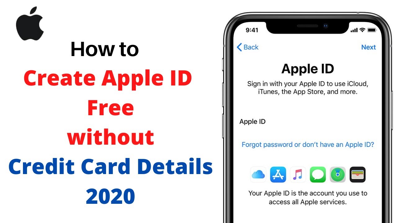 new apple id account