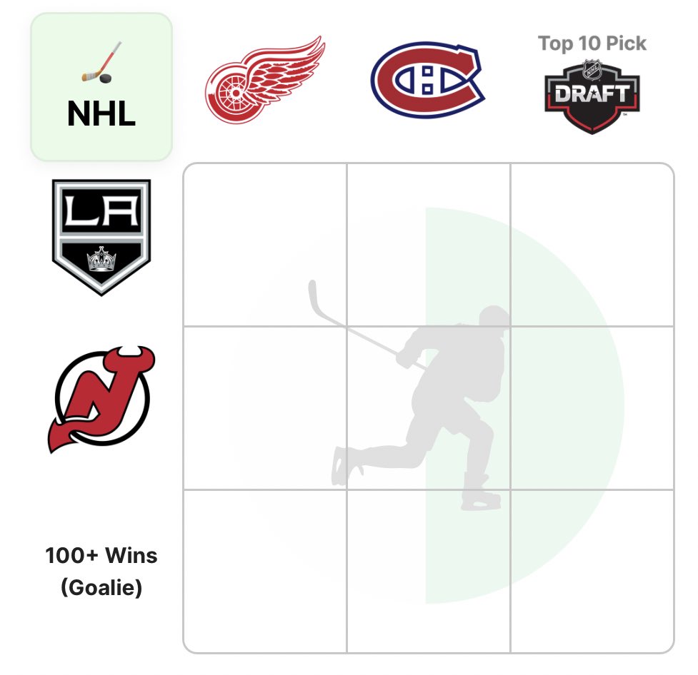 nhl crossover grid