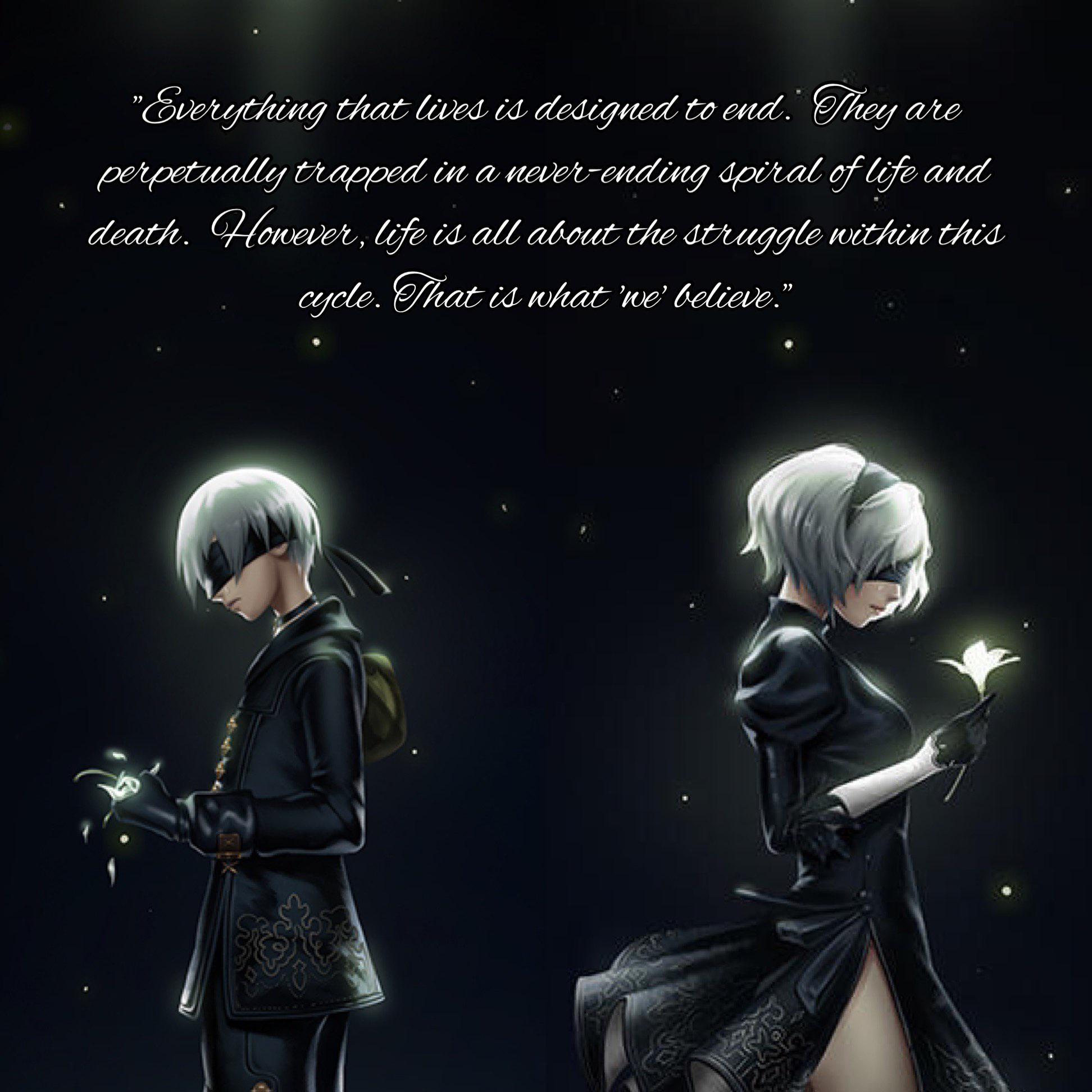 nier automata 2b quotes