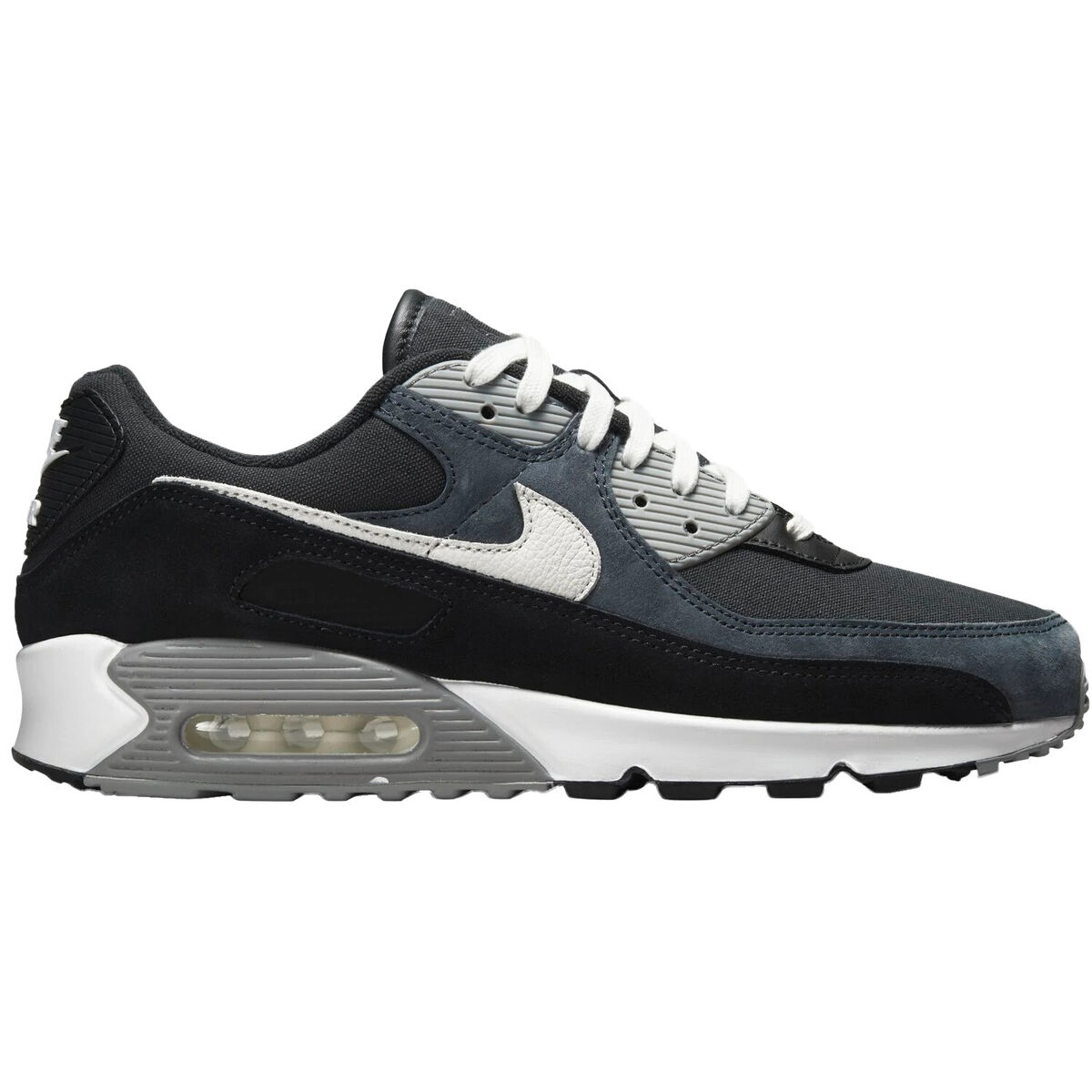 nike air max 90 premium white black