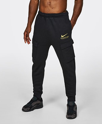 nike athletic fleece cargo joggers