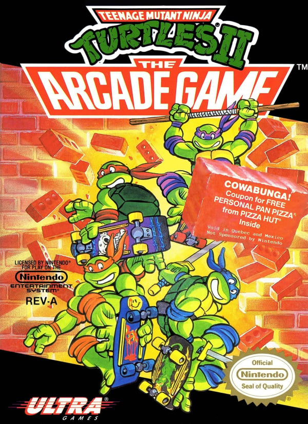 ninja turtles 2 arcade game nes