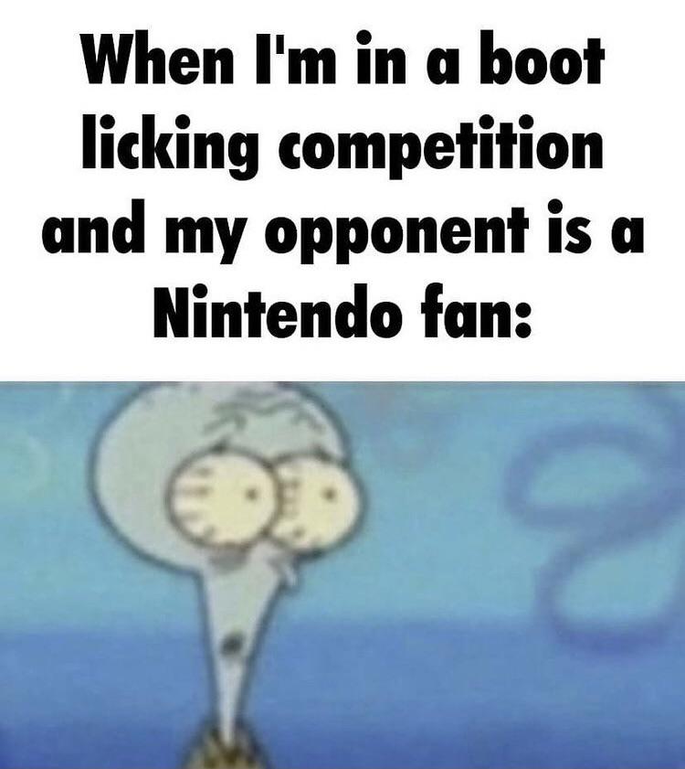 nintendo bootlickers