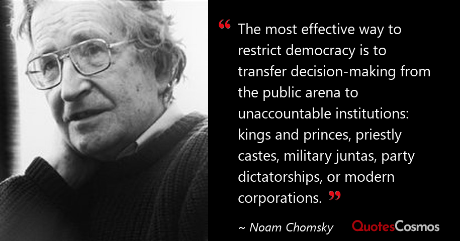 noam chomsky quotes