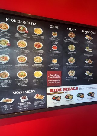 noodles and company menu