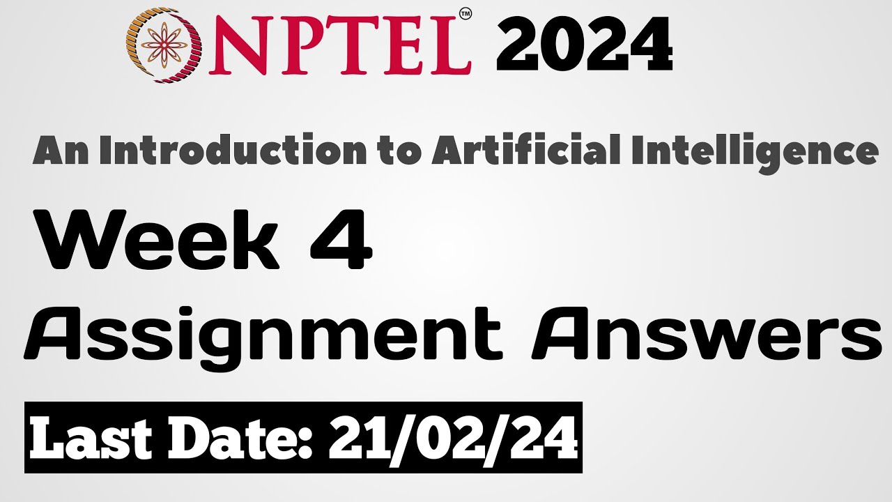 nptel week 4 assignment answers