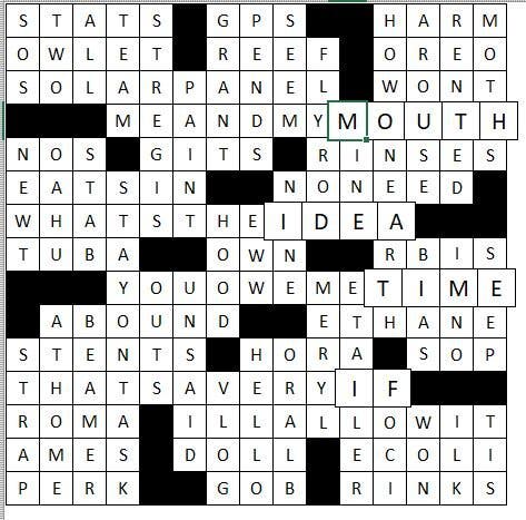 nyt crossword