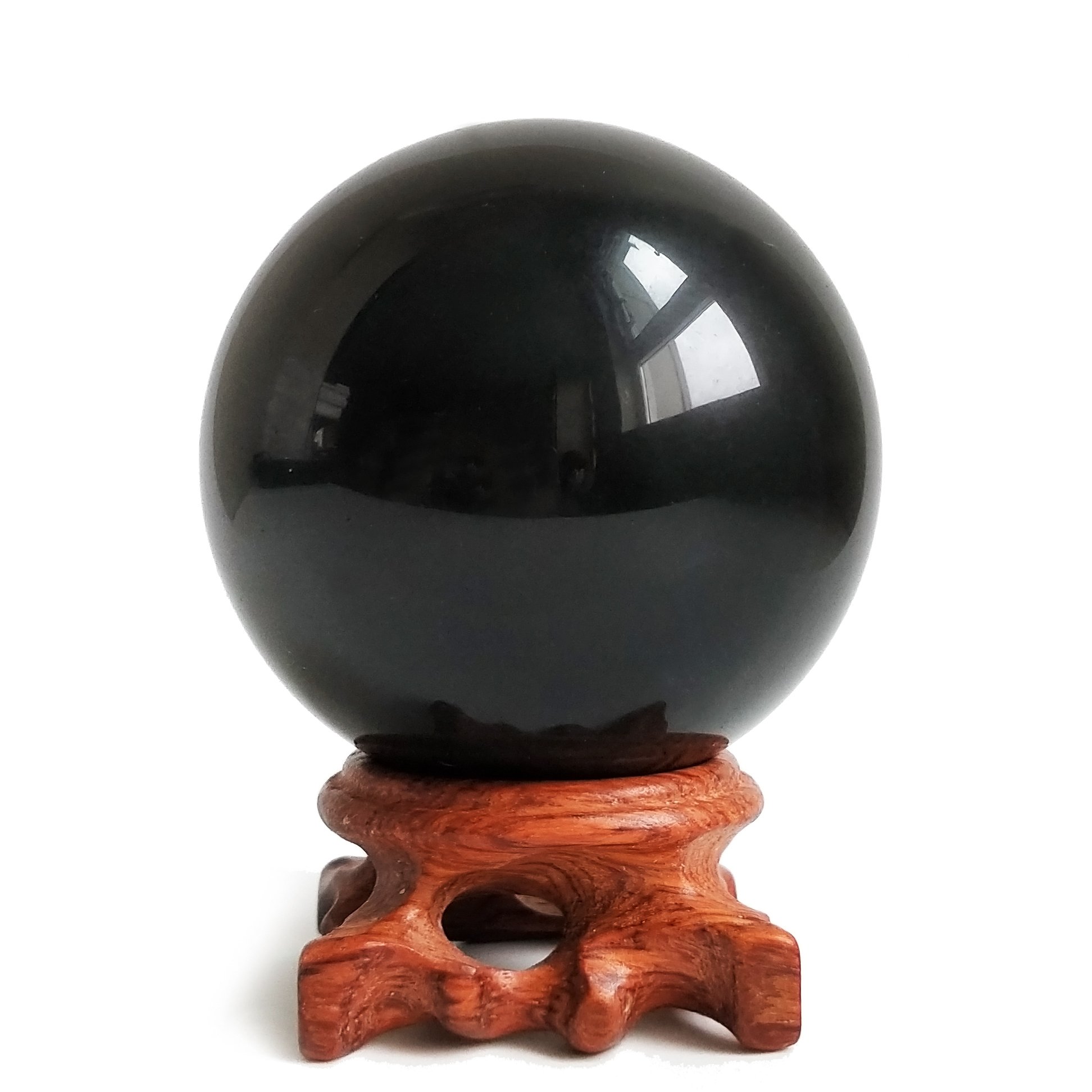 obsidian crystal ball scrying