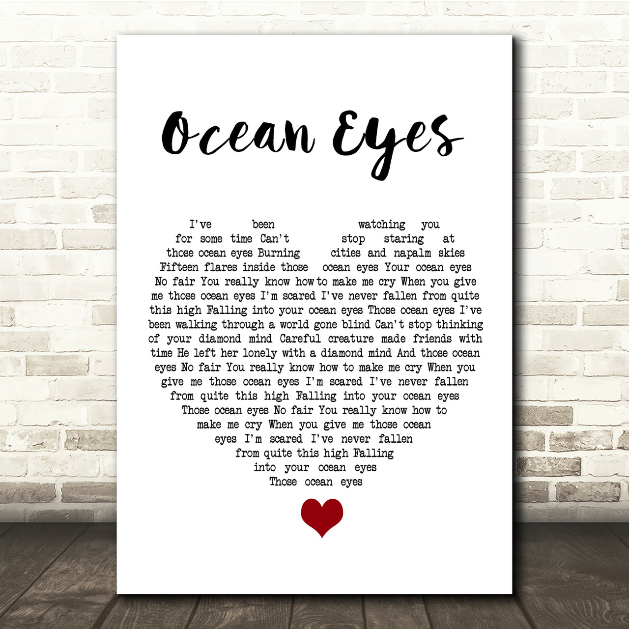 ocean eyes lyrics billie eilish