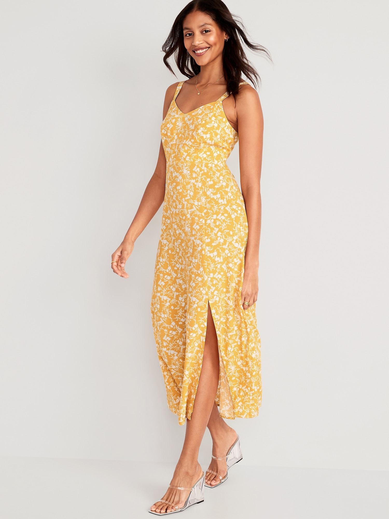 old navy yellow dress