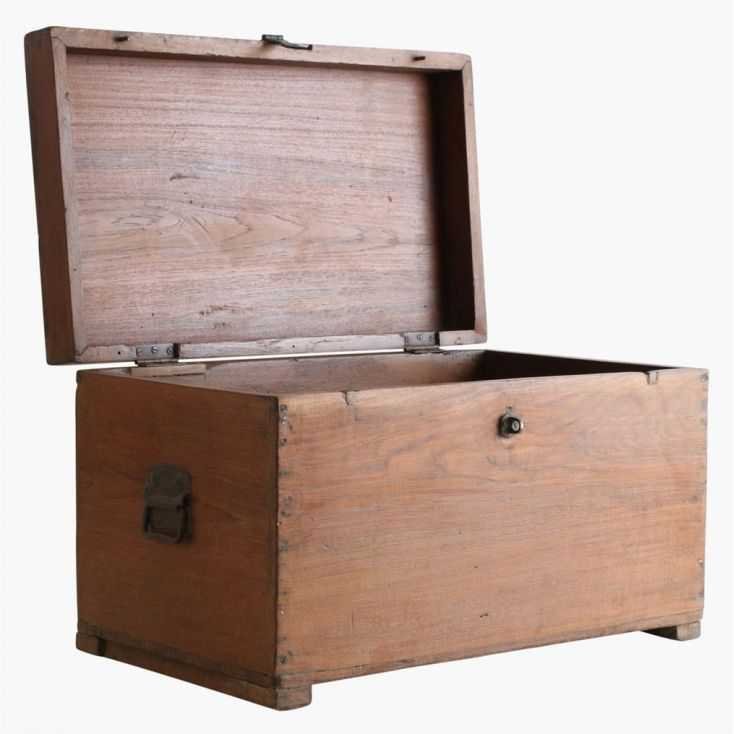 old wooden chest trunk