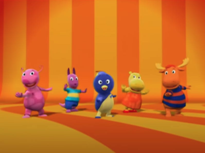 orange backyardigan