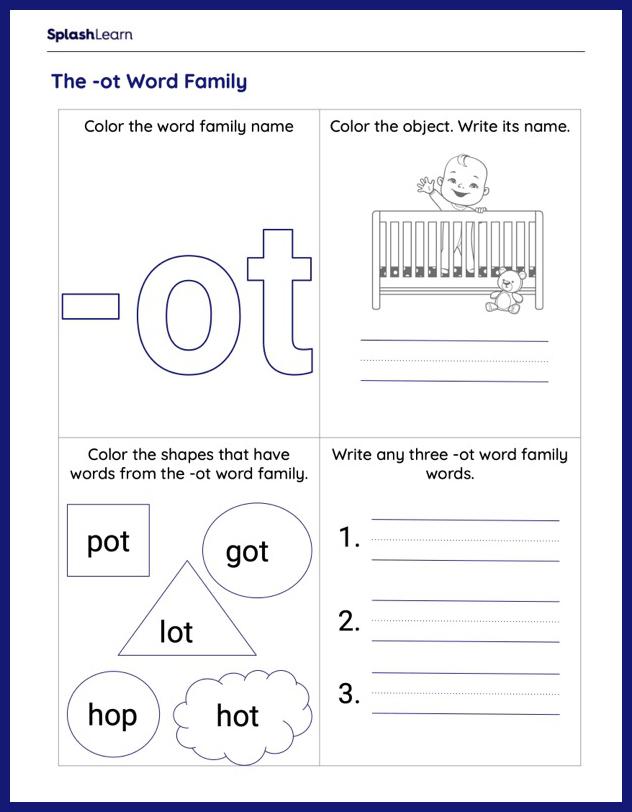 ot words worksheet