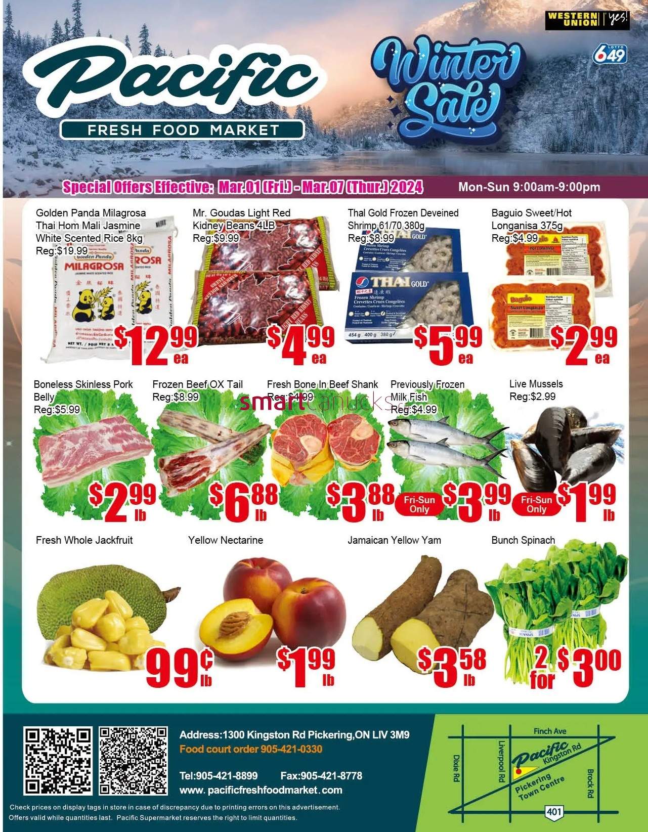 pacific fresh food market flyers