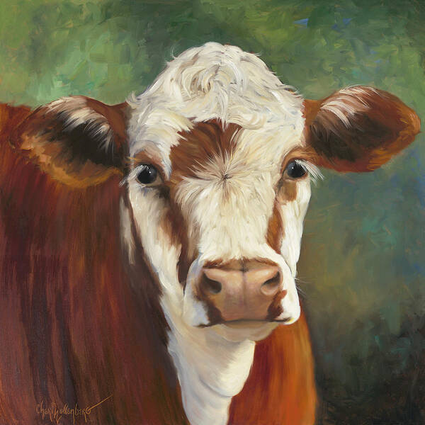 painted cow face