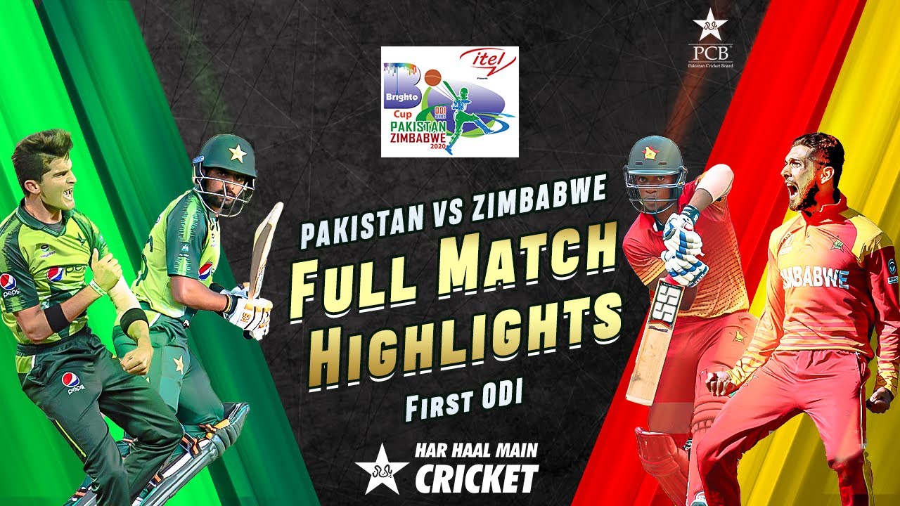 pakistan and zimbabwe cricket match