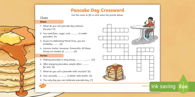 pancakes from south india crossword