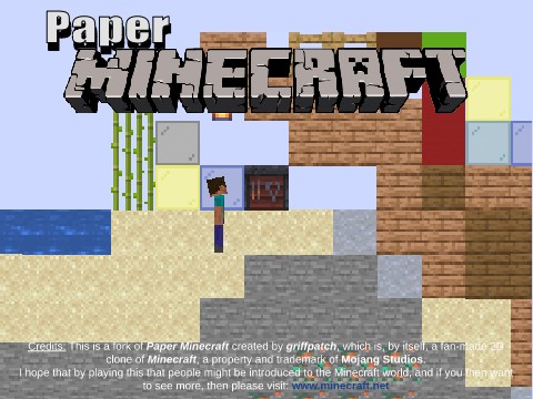 paper minecraft scratch