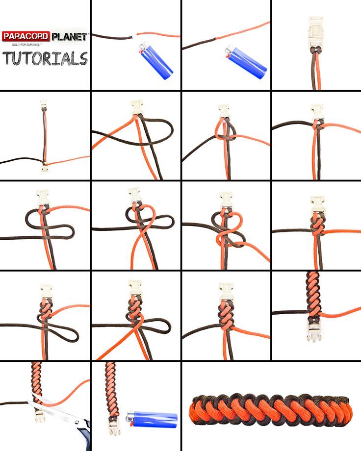 paracord wristband instructions