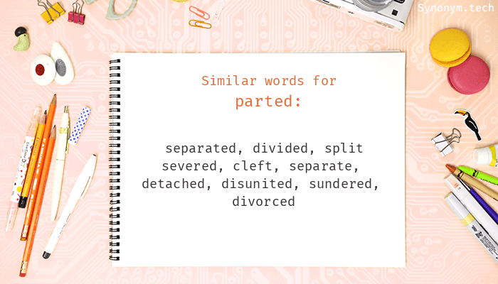 parted synonym