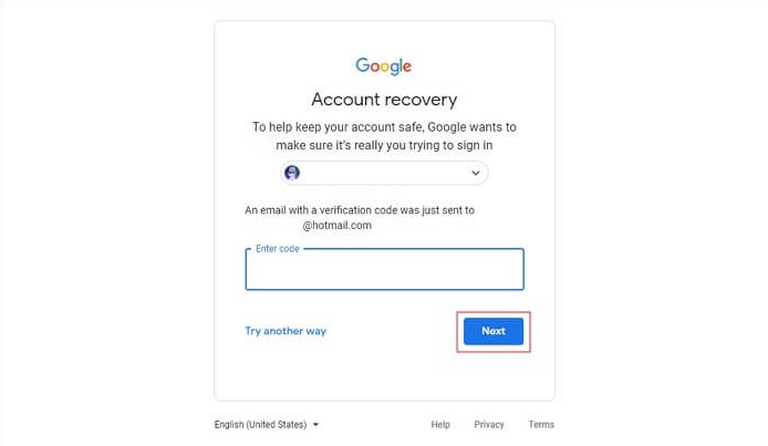 passwords.google.com account recovery