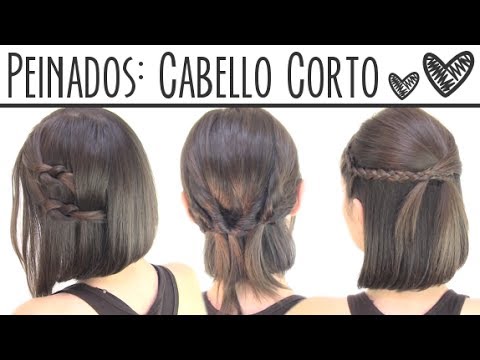 peinados faciles pelo corto