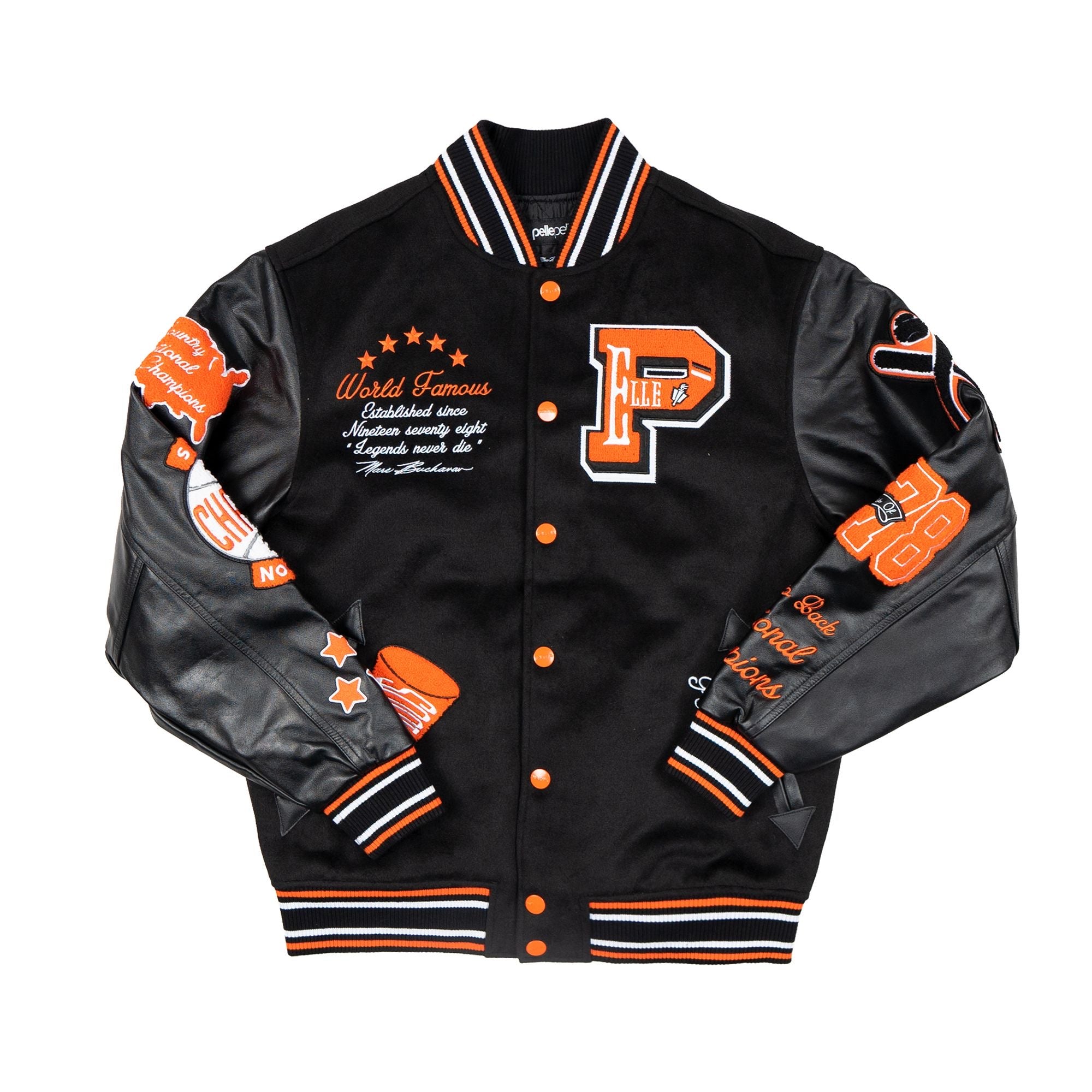 pelle pelle letterman jackets