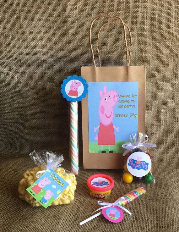 peppa pig favors