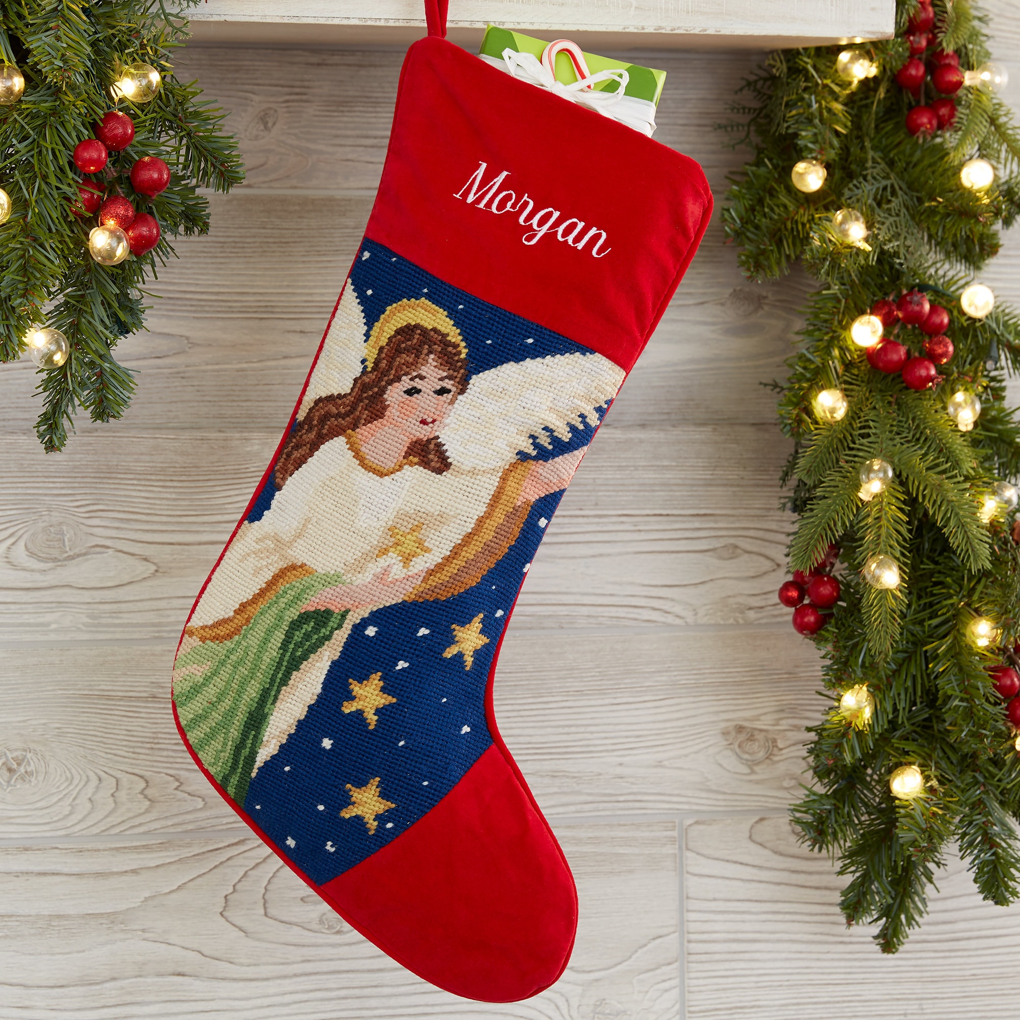 personalized needlepoint christmas stockings