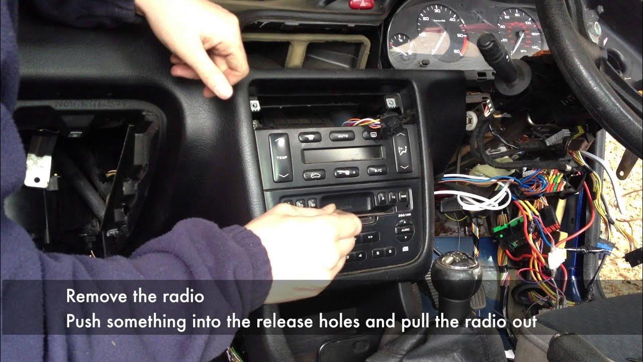 peugeot 406 radio removal