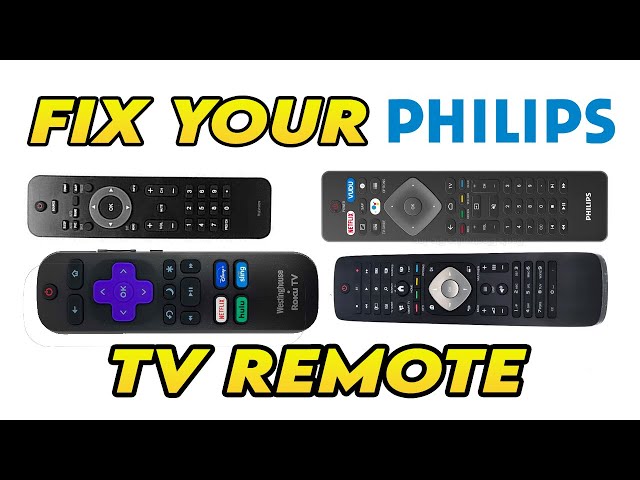 philips tv remote power button not working