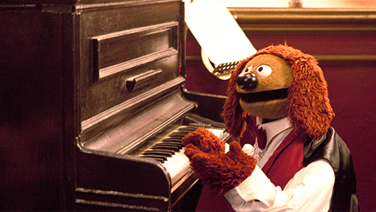 piano dog muppets