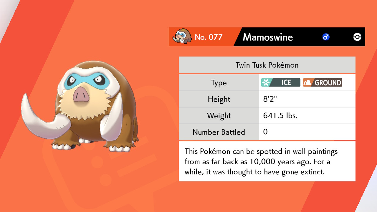 piloswine evolve