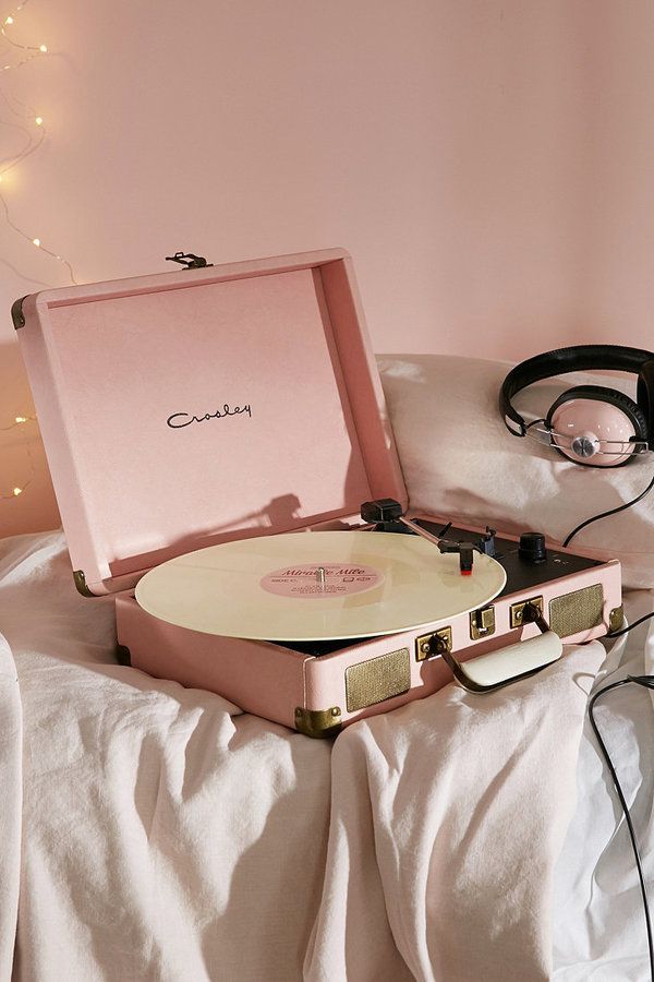 pink crosley record player