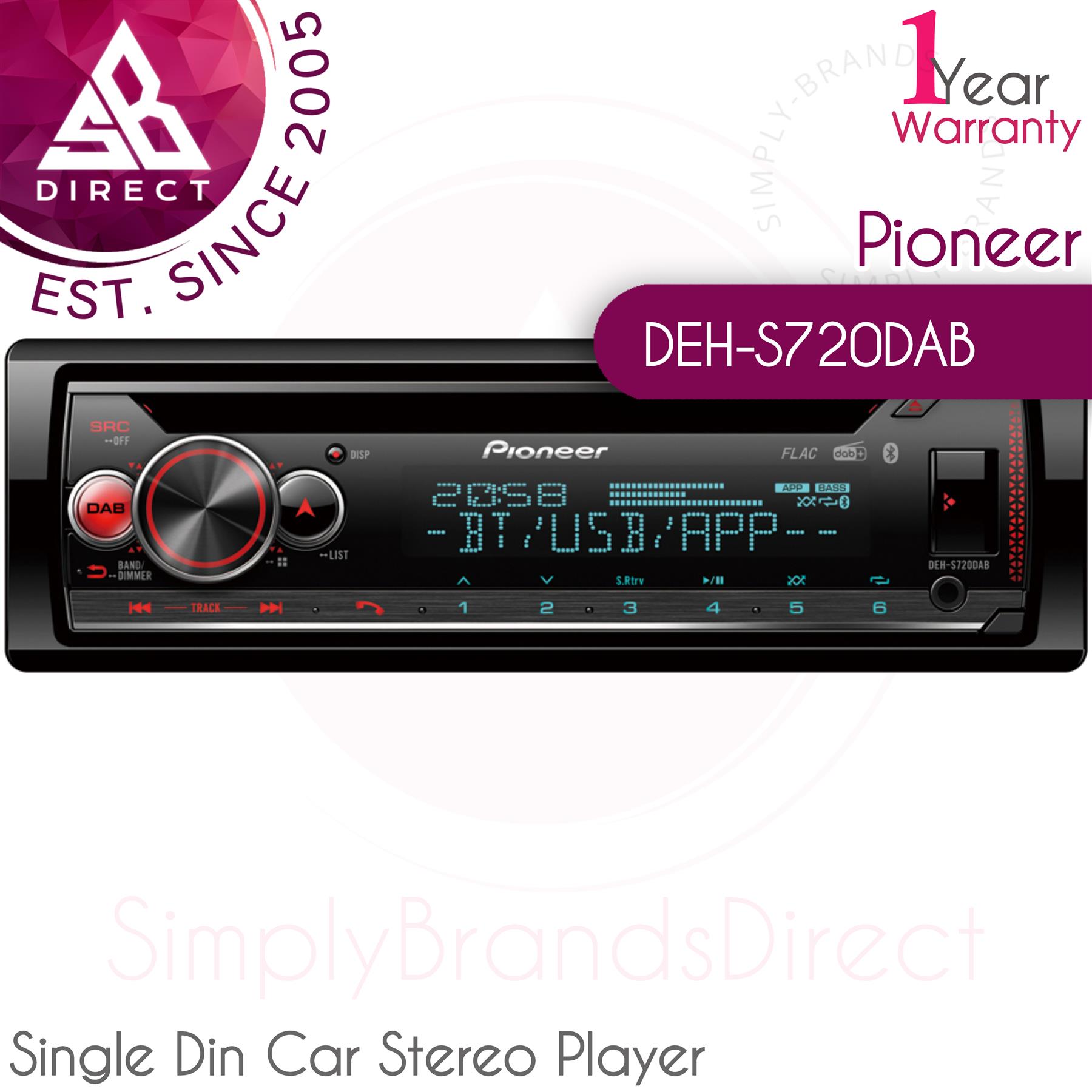 pioneer deh-s720dab