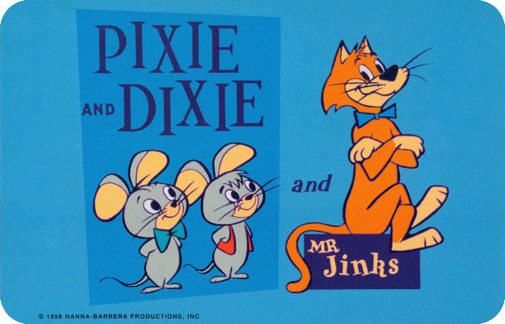 pixie & dixie cartoon