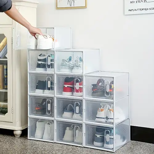 plastic shoe storage