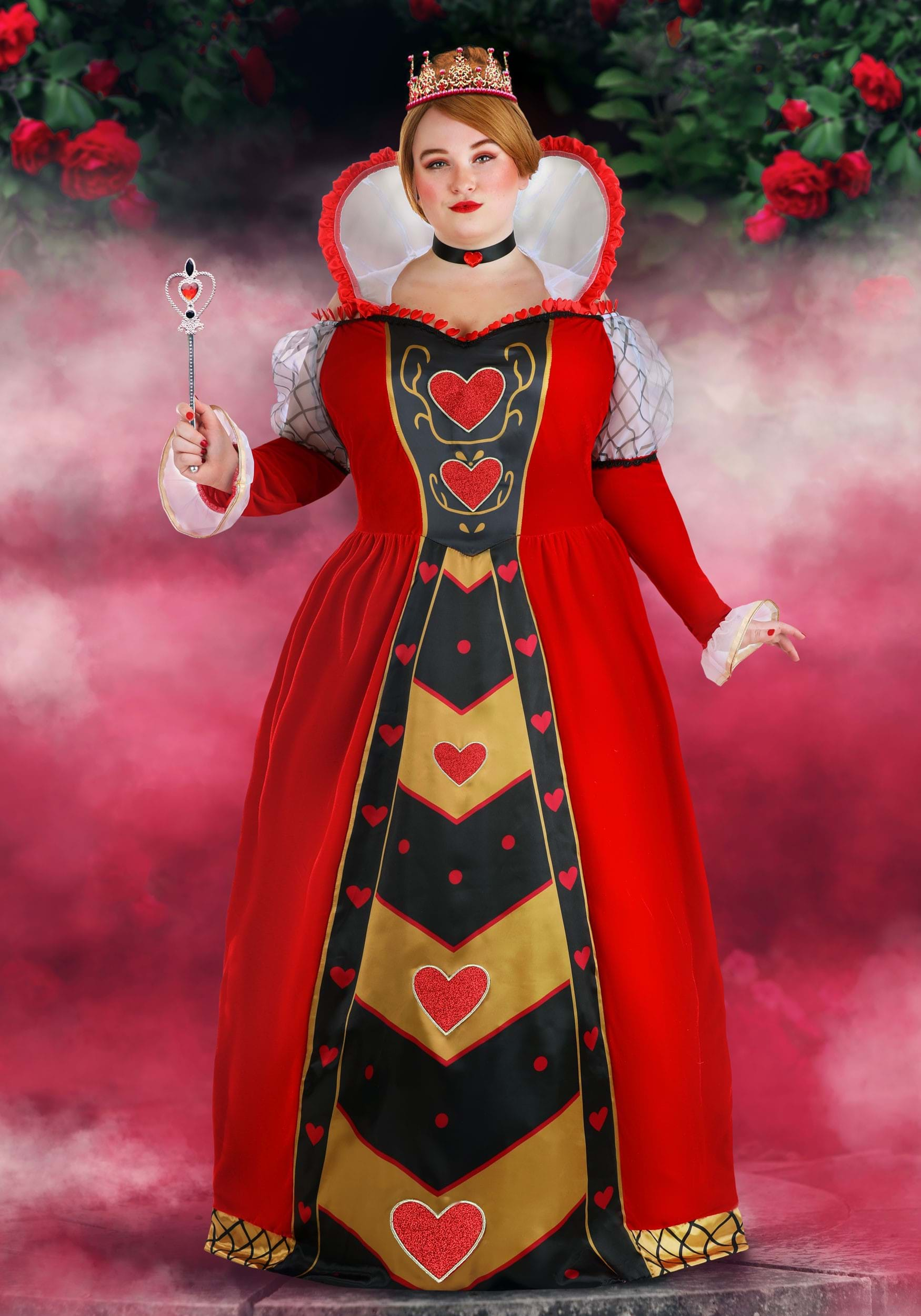 plus size queen of hearts costume