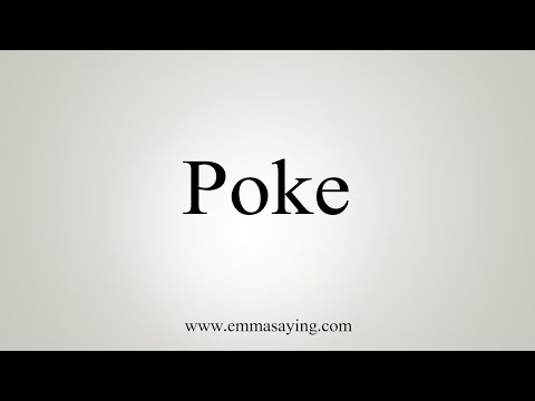 poke pronunciation