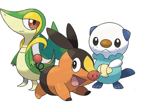 pokemon black starters