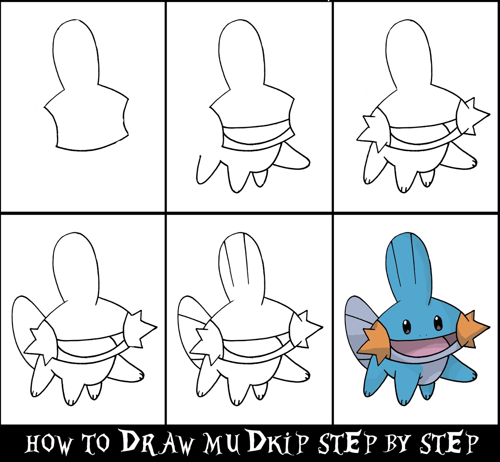 pokemon step by step