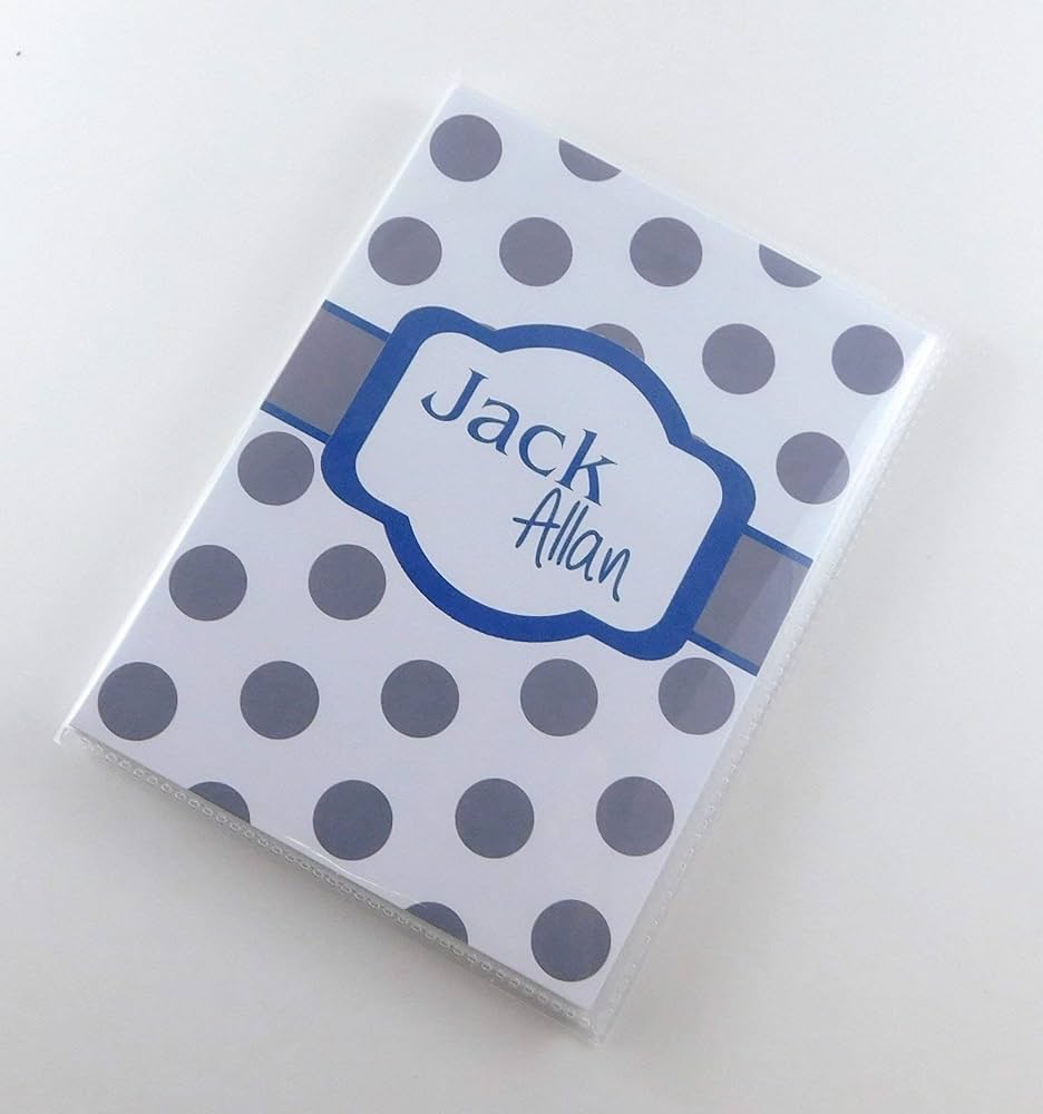 polka dot photo album